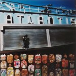 Atlantis(White Hip-Hop), 2002, mixed media on board, 1,2x1,2m